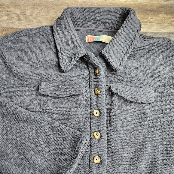 Free People FP Beach Ride or Die Jumper Smokey Navy Blue XS - Picture 4 of 12